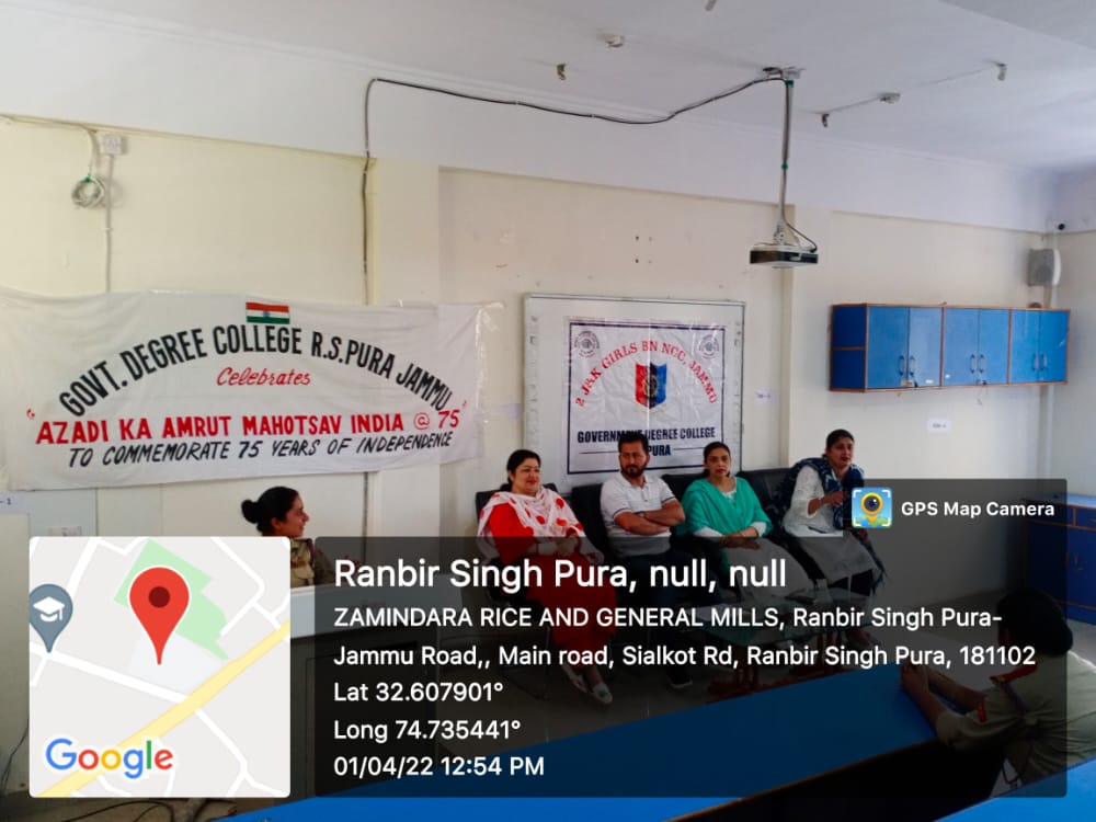 GDC_RS_Pura_NCC's tweet photo. NCC SW Cdts(2 J&amp;K Girls BN) from GDC RS Pura,Jammu attended one day lecture on Maritime Day under the guidance of ANO Lt.Shaveta Chowdhary.
#PuneetSagar 
@DteJKL 
@HQ_DG_NCC 
@RanjanMahajan6 
@adgpi 
@drajaykumar_ias https://t.co/Oi7Lbaw4NG