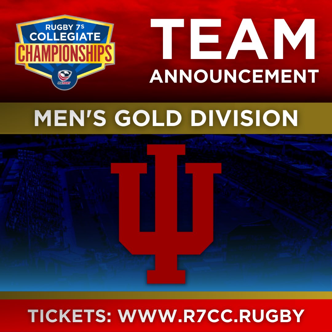 ANOTHER ONE‼️

@RugbyIU will be participating in the Men’s Gold Division at <a href="/Rugby7CC/">USA Rugby 7s CC</a>!

Grab your tickets now, team announcements will keep coming!

🎫 bit.ly/USAR7-CC 

#THE7sChampionship