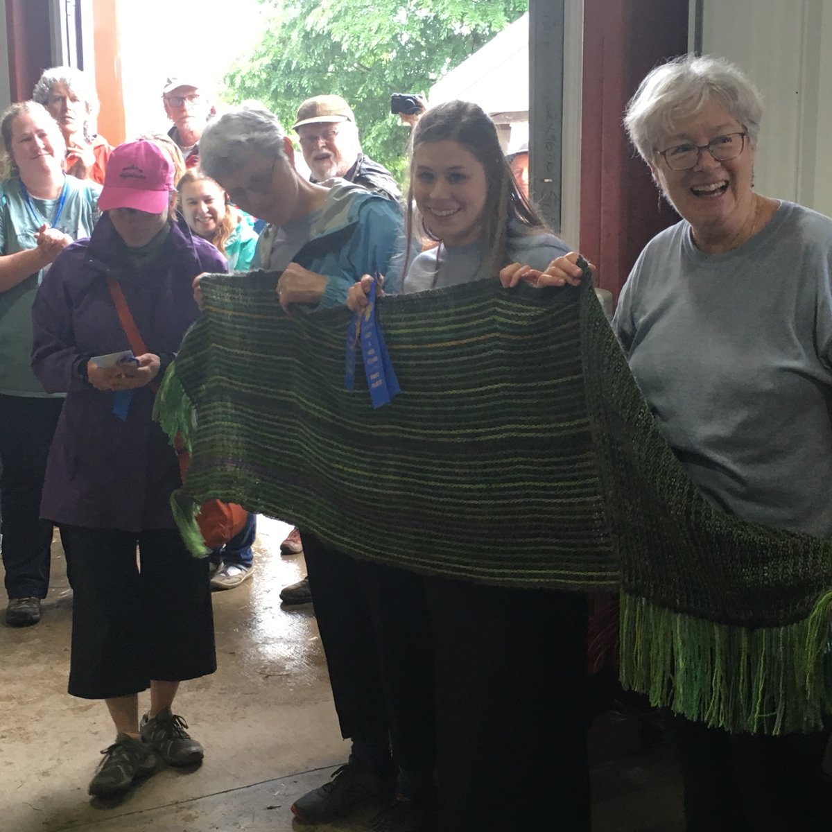 Registration is now open for our Sheep-to-Shawl competition. Complete rules and instructions on how to enter are available at sheepandwool.org/festival/sheep…. #mdsw2022 #sheeptoshawl #shearing #spinning #weaving #auction