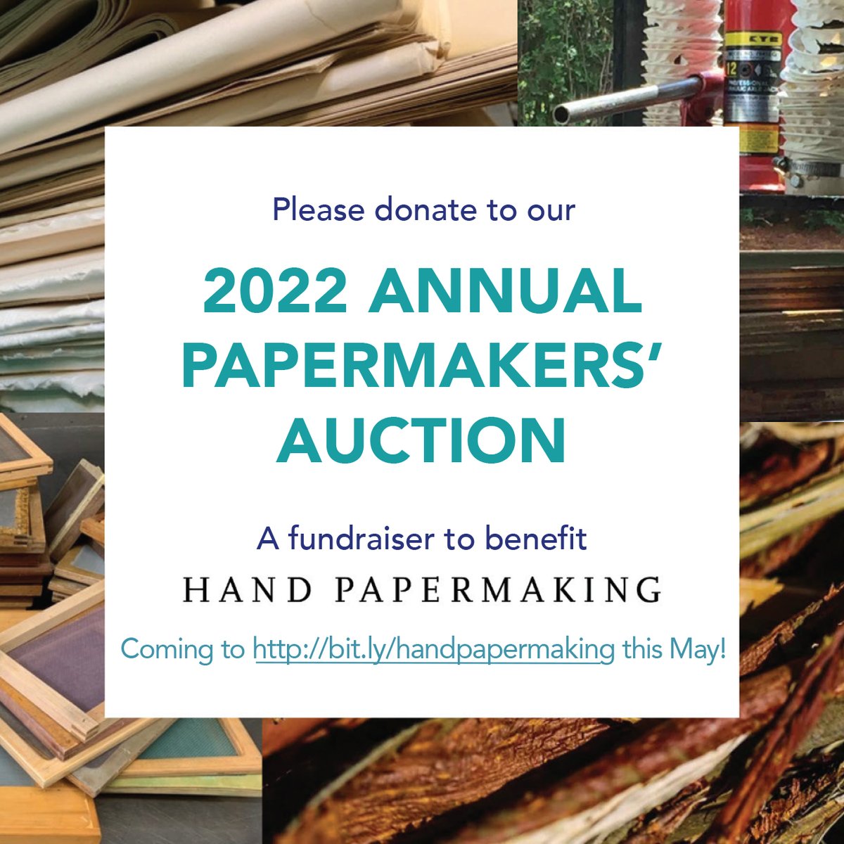 HandPapermaking's tweet image. Announcing the return of Hand Papermaking's AMAZING ANNUAL PAPERMAKERS' AUCTION - mailchi.mp/43e9c2d91748/a…