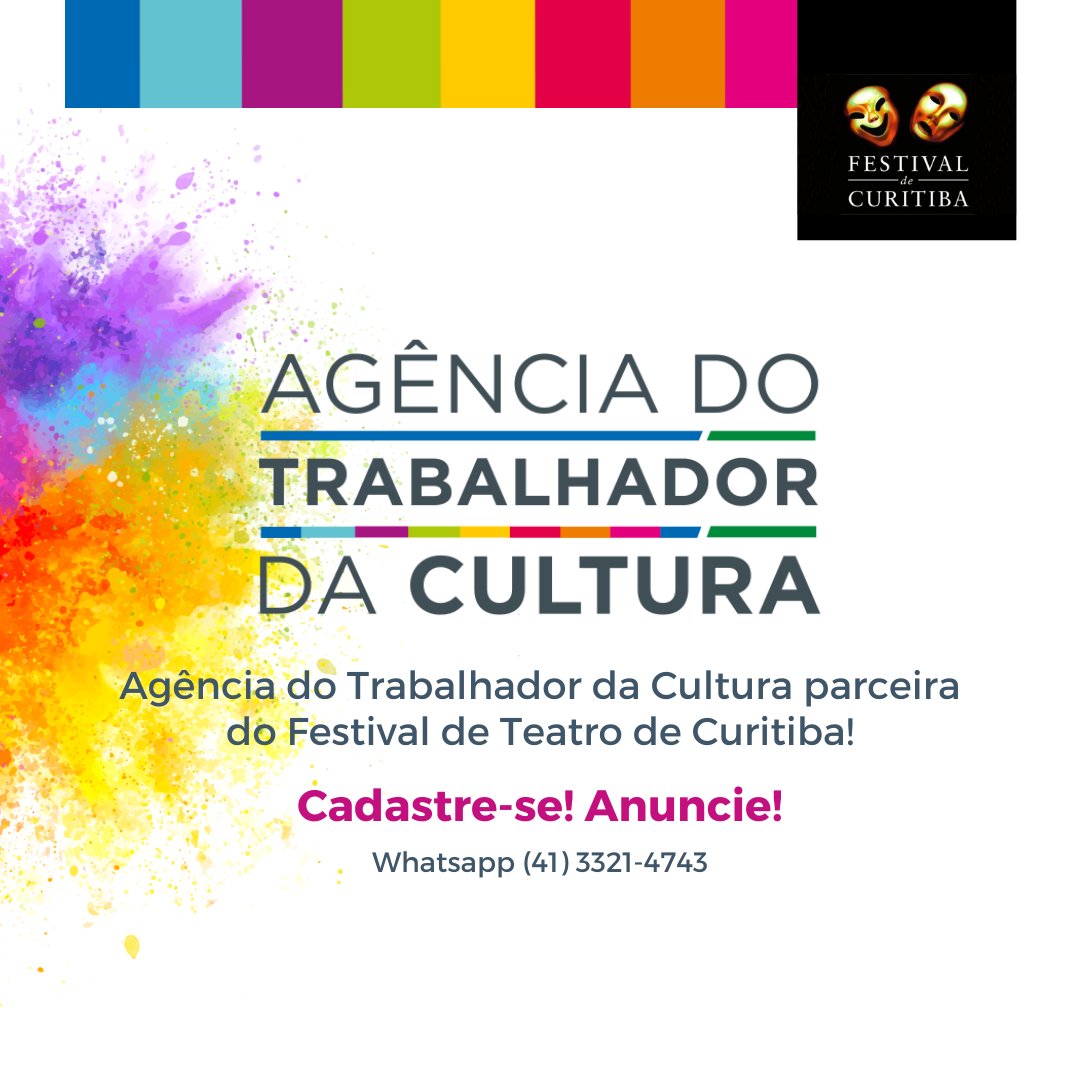 Sabia que Curitiba agora tem uma Agência do Trabalhador da Cultura? A primeira e única do páis. Ela vai funcionar como link entre artistas/técnicos e as empresas contratantes. Artistas, orgulhem-se. Essa conquista é fruto da luta de vocês. #agenciadotrabalhador #artistas #cultura