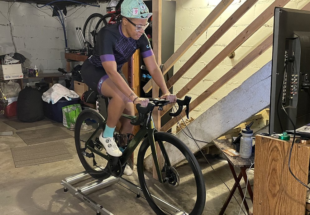 ayesuppose's tweet image. Get ready for a Zwift 101 crash course with Shequaya, Zahra, and myself next! This is a great opportunity for registrants to learn how to use their FREE month of Zwift. @gozwift #TheeAbundanceSummit #AQuickBrownFox