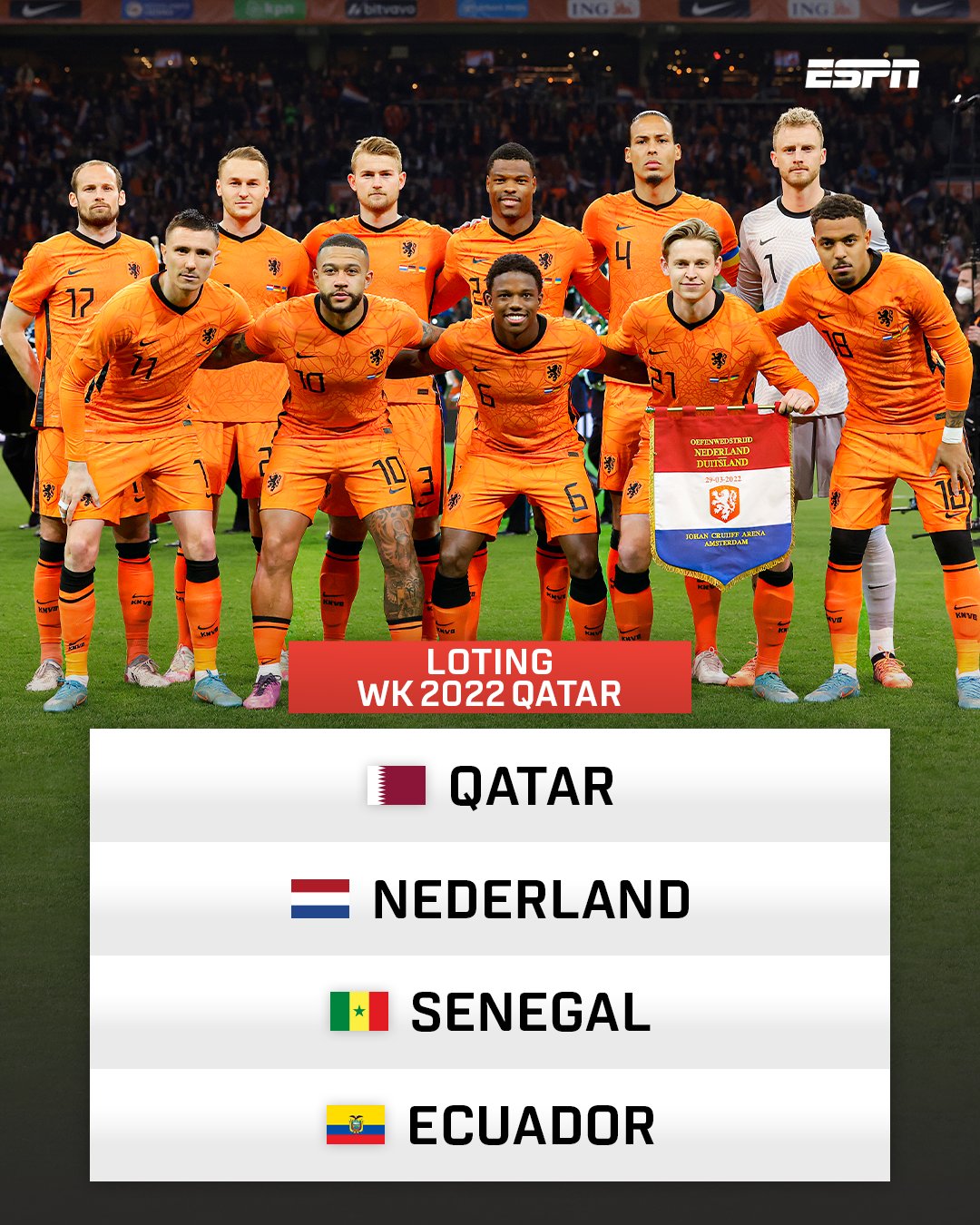 Wk Qatar Nederland Senegal
