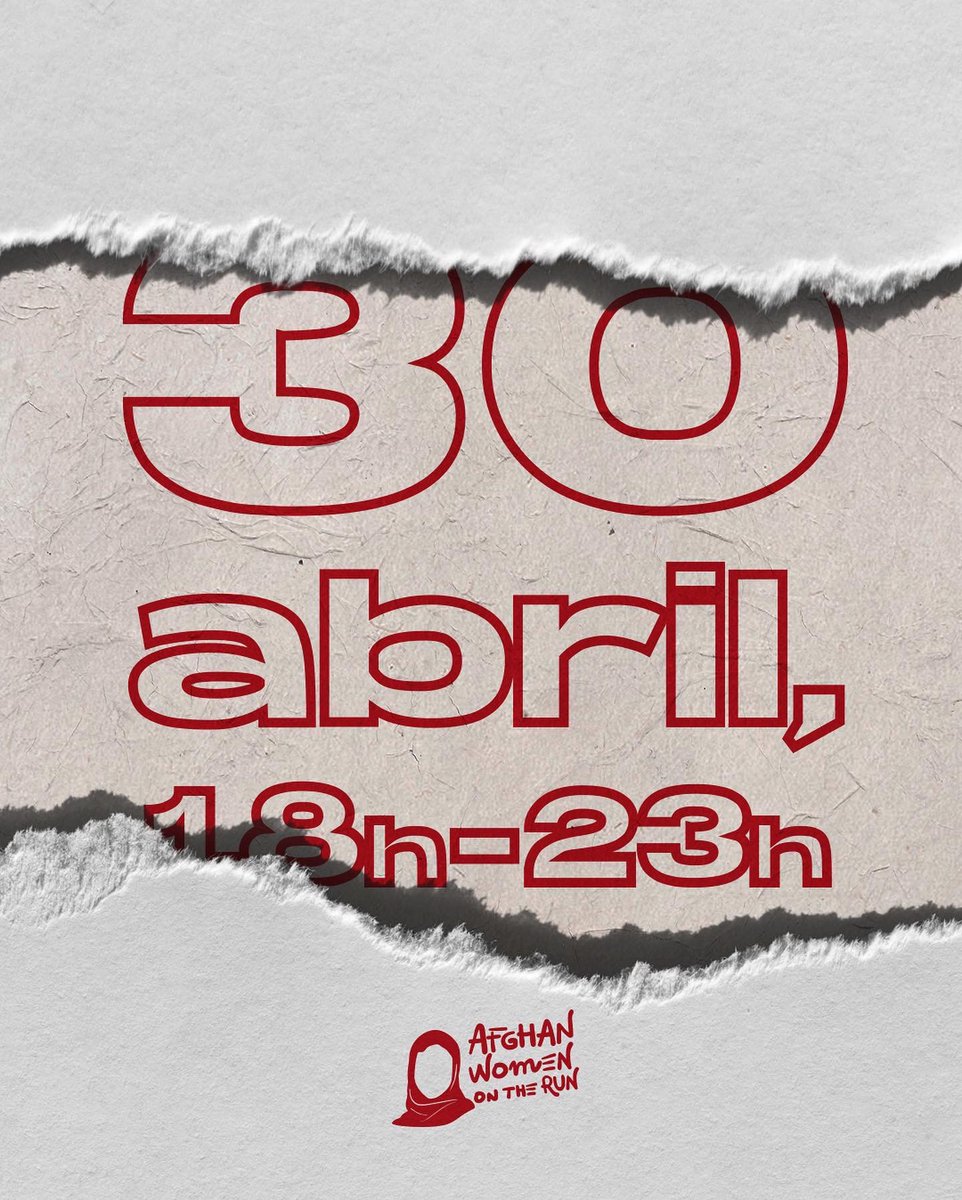 womenontherun21's tweet photo. ¡Llega el primer concierto benéfico de Afghan Women on The Run! 
Cómo sabéis, necesitamos toda la ayuda posible para seguir ejerciendo nuestra labor. Por eso queremos que nos acompañéis el día 30 de abril #afghan #women @UnGestDeCalor @SIDECARbcn 
👊🏼Comparte 
❤️likes y comenta https://t.co/K8D8nDBkSP