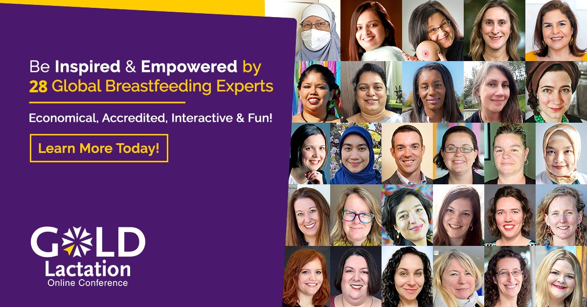 GOLDLactation's tweet photo. Join over 4500 health care professionals from 90+ Countries at #GOLDLactation2022! The latest breastfeeding research and clinical skills are only a few clicks away. Start your learning journey today by visiting https://t.co/XOzGJW2uaV  #lactation #IBCLC #IBCLE https://t.co/27X9a6dhoo