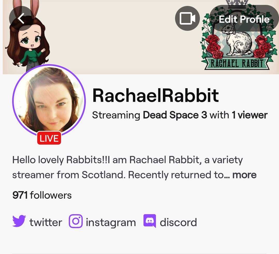 RachaelXRabbit's tweet photo. Can we finish #DeadSpace3... here's hoping! 
https://t.co/UskG8IKX7P for more scares, trolling and many many fails! 

Also at 971 Rabbits!!! Only 29 away from the 24 Hour Stream and the launch of #RachFace merch!!! https://t.co/psTCW8i0Z3