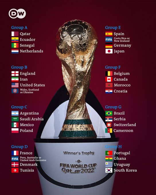 Fifa cup 2022 world group When will