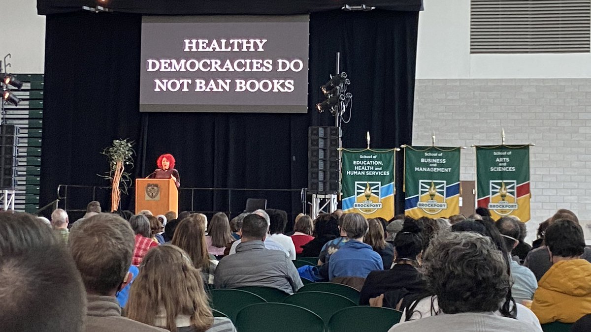 “Healthy societies and democracies do not ban books.” <a href="/nhannahjones/">Ida Bae Wells</a> <a href="/Brockport/">SUNY Brockport</a>