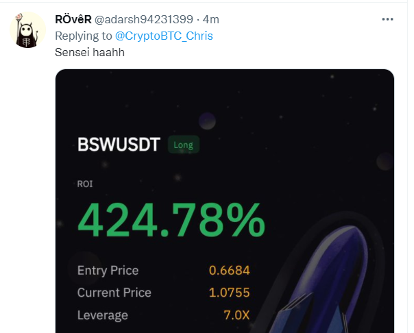 CryptoBTC_Chris's tweet photo. Taught this young man how to trade.. he never traded before he joined the group. 

Now he'll never work again.  Proud of him!

I said call me Chris, he insists on calling me Sensei.. 

LAST DAY for 60% off + $100 off discount
to join the trading group:
https://t.co/qgUSYrpMD5 https://t.co/FORgdKWv8M