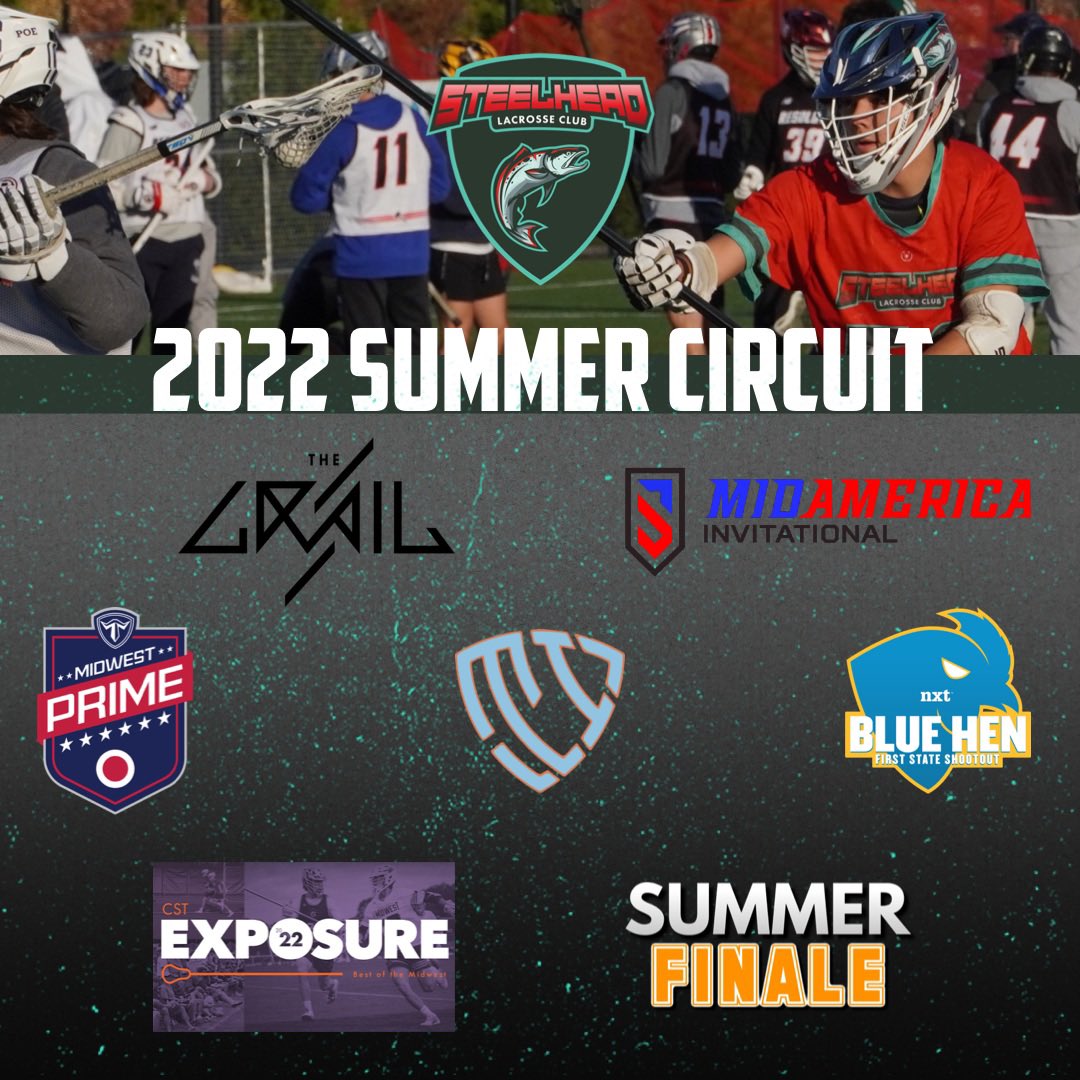 steelhead_lc's tweet photo. Catch us on the Summer Circuit soon!

@NXT_Showcase 
@TrilogyLacrosse 
@laxbash 

#OnlyUpstream
#FearTheFish https://t.co/wnwjB3BVZH