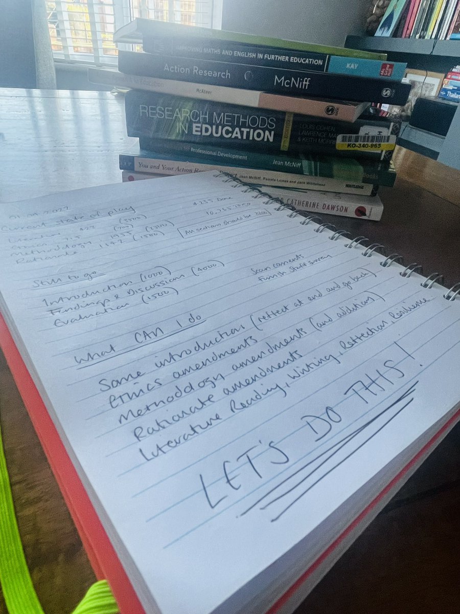 TheSuzyC's tweet photo. Still tons to do but it’s so close I can see the finish line. It’s very very small and far in the distance - but it’s there, and I’m heading towards it at 90 mph 😂 📚 👩🏻‍🎓 #igotthis 💪🏽 @NCLCollege #professionaldevelopment #welcometomyweekend https://t.co/Zps98SDuAz