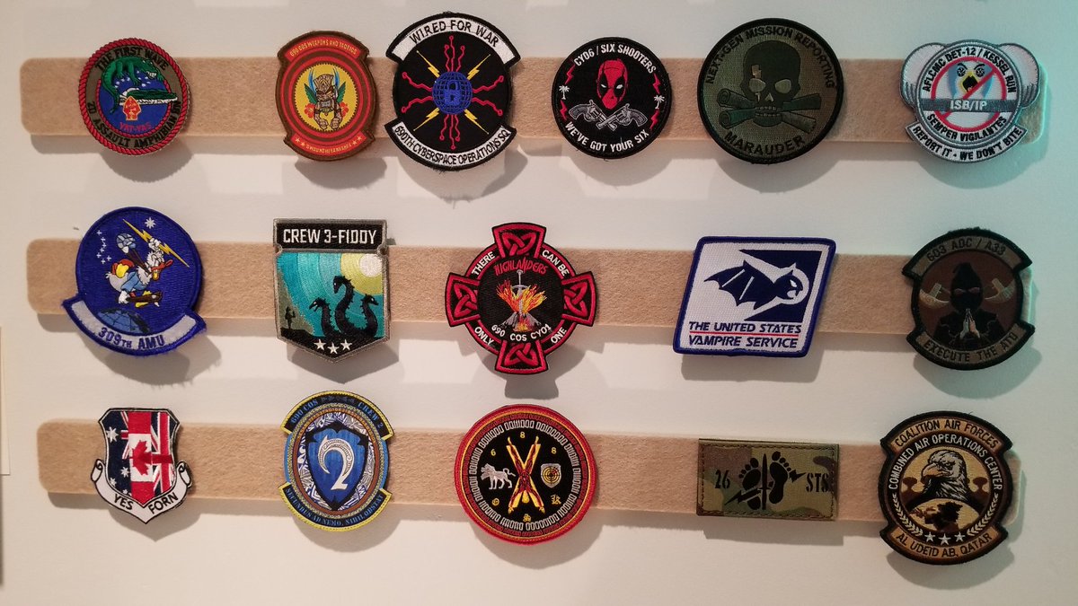 chiefoconnor's tweet photo. Nice to see this military organization added us to their visitors' patch wall. https://t.co/gawbSbqaJW