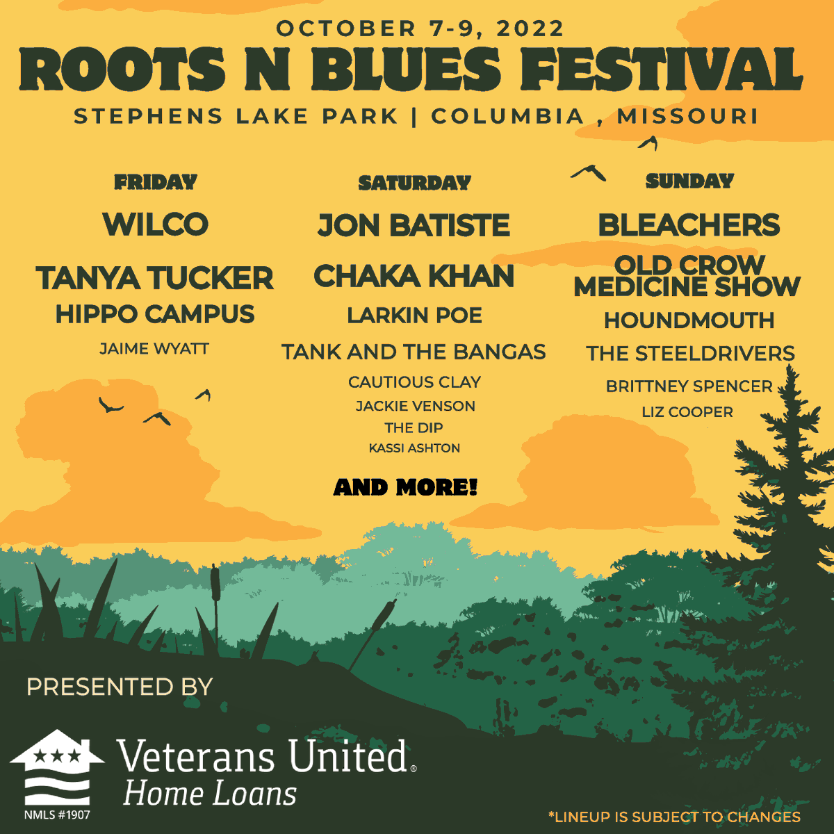 bleachersmusic's tweet photo. we’re headlining @rootsnbluesfest! had to make sure we hit the midwest this tour … tickets on sale NOW: https://t.co/wJPpW5ZRj7 https://t.co/vSKfdpfYZA