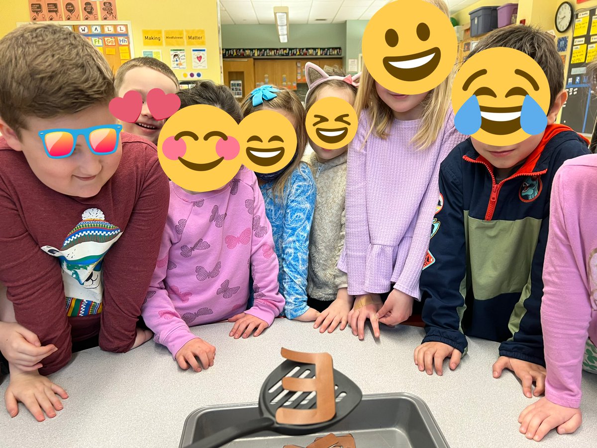 TheIsaksonTimes's tweet photo. What happens in Kindergarten on the 1st of April? The teacher serves “Brown E’s” to the class. Principal Maranto even stopped by for a taste!! https://t.co/gaDqZjtiSg