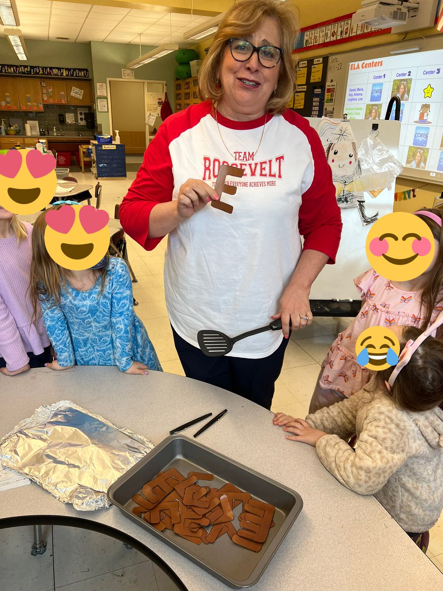 TheIsaksonTimes's tweet photo. What happens in Kindergarten on the 1st of April? The teacher serves “Brown E’s” to the class. Principal Maranto even stopped by for a taste!! https://t.co/gaDqZjtiSg