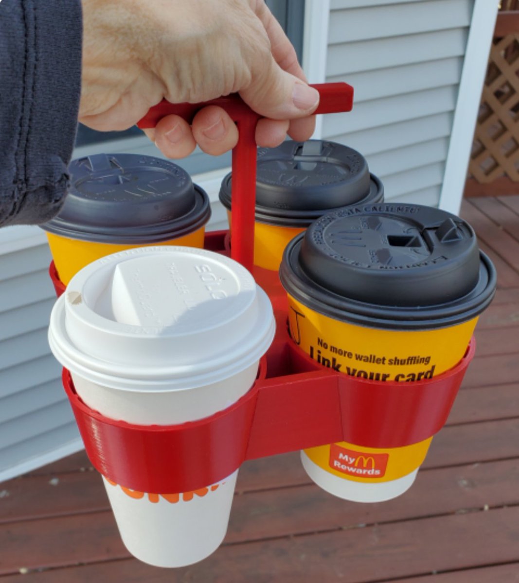 MetaformLLC's tweet photo. 4 Cup Coffee Carrier by jancolombo is the STL of the week! #3d #3dprinters #3dprint #startup #innovation #coffee
Link to original post is below 👇👇👇 https://t.co/ftpnxr4D0Q https://t.co/tBlS9IYCRV