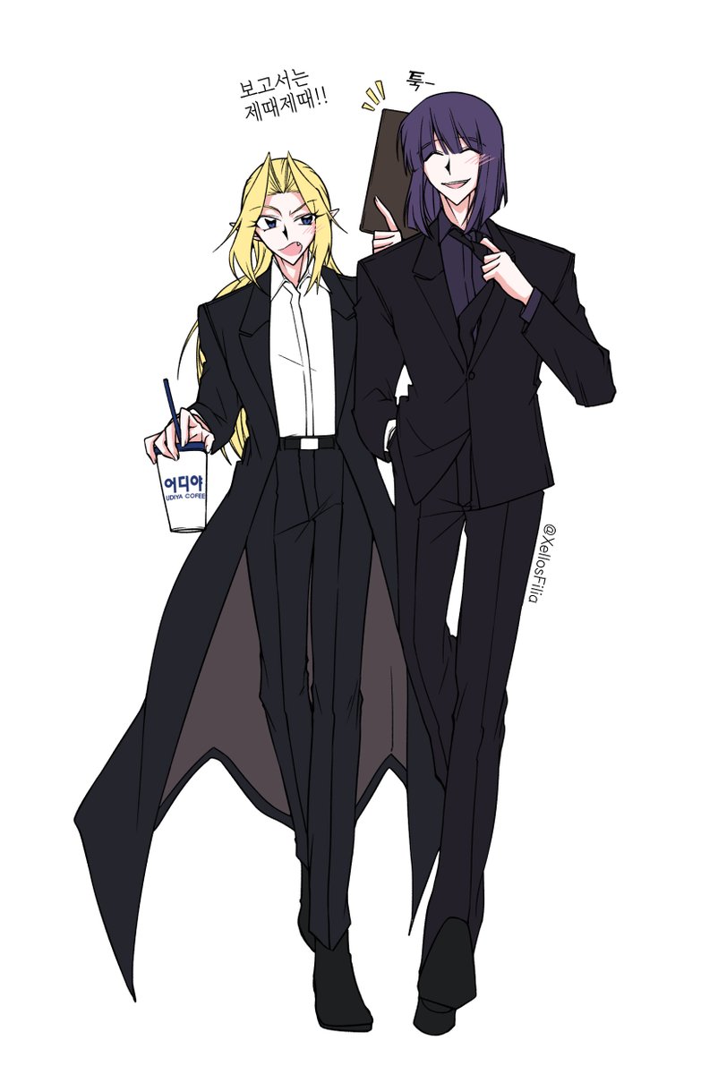 XellosFilia's tweet photo. 만우절 지났지만 현대AU. https://t.co/Uhc4abuq04