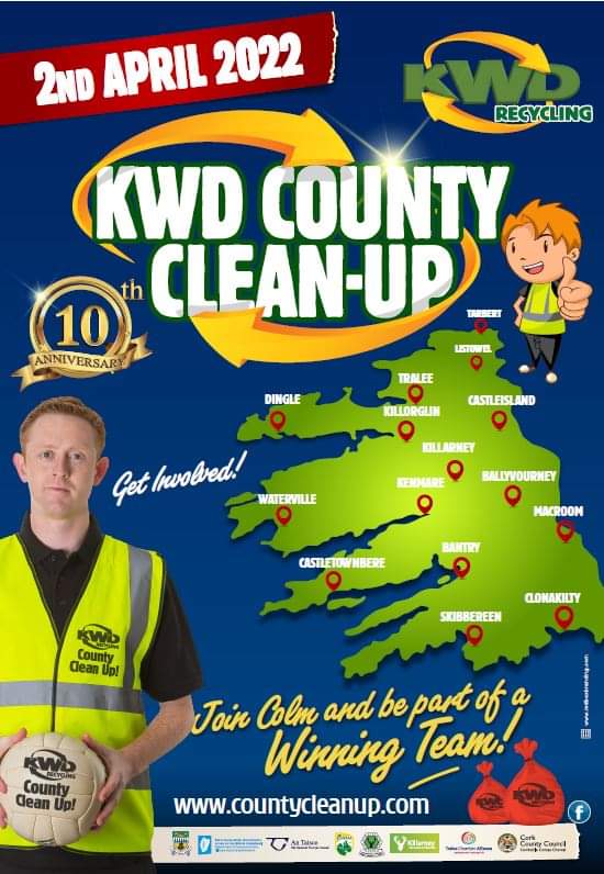 gaa_spa's tweet photo. 🦺 Kerry Co Clean Up this Saturday April 2nd 🦺
There will be a group meeting at Lissivigeen NS at 11am tomorrow to pick litter on the local roads - vests, bags and pickers provided.
All volunteers welcome 😀 https://t.co/6r8X4fdGSw