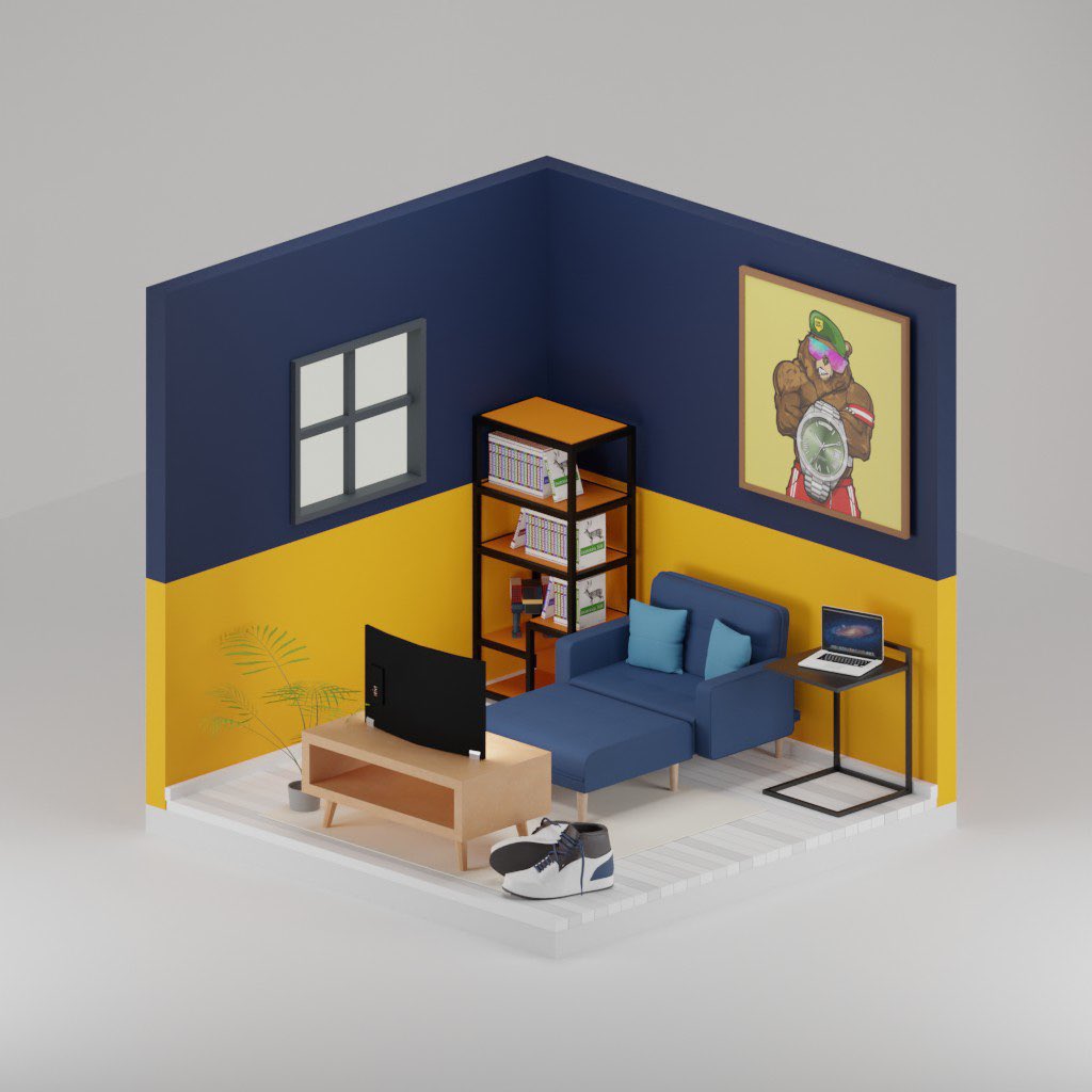 CBWC inspired theme room hahah 
such a vibe !🔥🔥😍😍♥️♥️

#CBWC #CBWCARMY #Metaverse #NFTcommunity #NFTs #nftgames