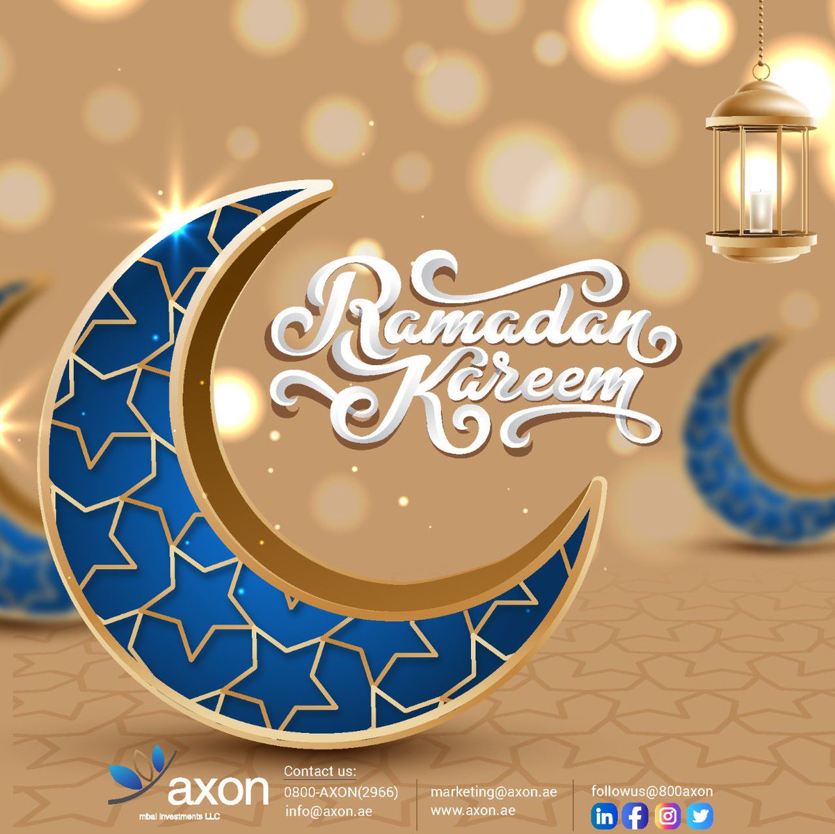 800Axon's tweet photo. May this month bring us abundance of Blessings &amp; Peace.  Ramadan Kareem 

#staysafe #safe #protection #peace #uae https://t.co/jpRgJLWD6J