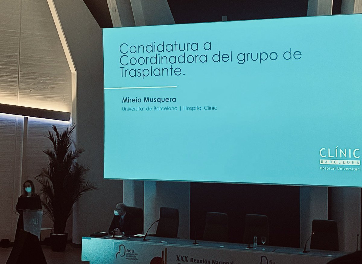 Trasladamos nuestra felicitación a <a href="/mireiamusquera/">MMusquera</a> como próxima Coordinadora del Grupo de Trasplante AEU tras su elección en la Asamblea del grupo. Su cargo será ratificado en la Asamblea General del Congreso Nacional de Urología 2022 #trasplante #renal <a href="/TrasplanteAEU/">Trasplante Renal - (AEU)</a>