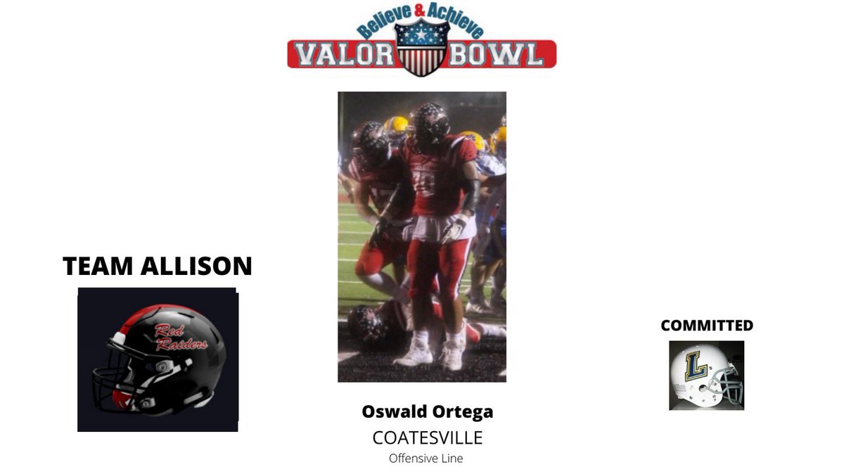 AValorbowl's tweet photo. 2022 Believe &amp; Achieve Valor Bowl Selection!!! https://t.co/GaIFzlmKm8