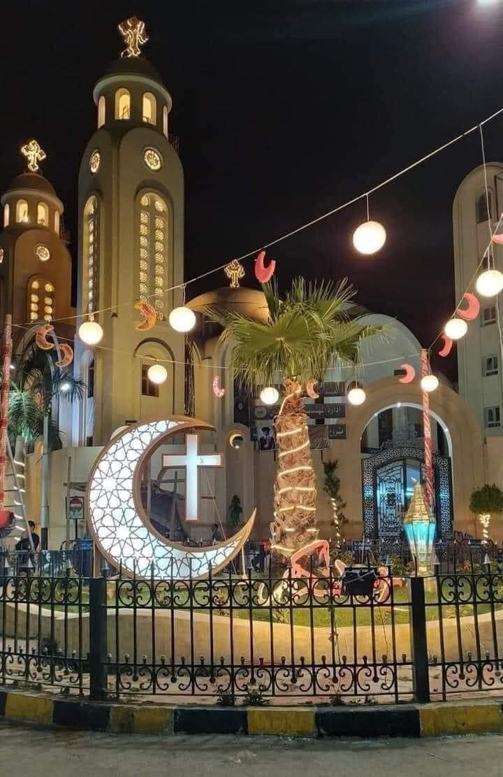 ozuoo2's tweet image. محافظة المنيا من امام كنيسة الامير تادرس ❤️ مصر حلوة الحلوين