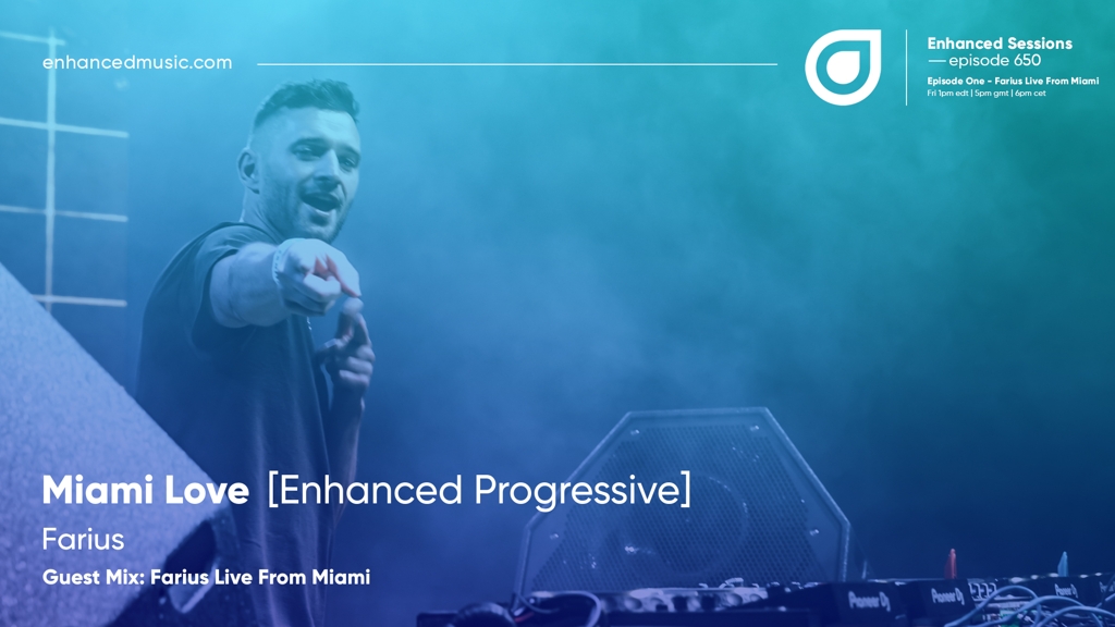 21. Next up we have @Fariusmusic with 'Miami Love'. Out now on Enhanced Progressive!

Listen here - loom.ly/NUVf5uM

#EnhancedSessions @Fariusmusic #FariusLivefromMiami