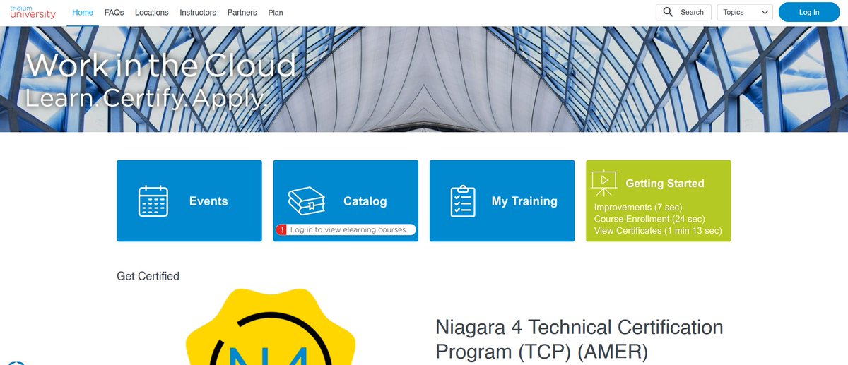 CanControls's tweet photo. @TridiumInc's website has recently been updated, and this includes a new and improved #Tridium University! Learn more about the new features and improved virtual learning courses, all of which can be completed at your own pace!

Learn more: https://t.co/O5WzP2IBX7

#niagara #bas https://t.co/2PecVmxYU4