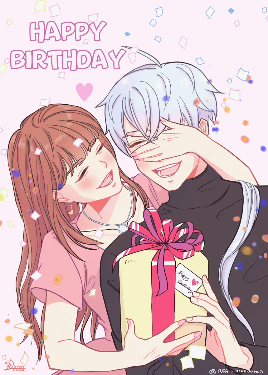 RFA_moondaran's tweet photo. 드리밍 젠 @DRM_ZEN 트리플 합작
'생일' 주제로 참여했습니다
짜잔~🎁 만우절이 2시간반 지나버렸지만 지구 어딘가는 아직 4월1일이니까 세이프(!?) ㅋㅋㅋㅋㅋ ��늘 하루 젠 씨도 내가 그랬듯 행복한 생일이었길💕

#드리밍젠 #수상한메신저 #수메
#DreamingZen #MysticMessenger #MysMe https://t.co/dg67HpnycM