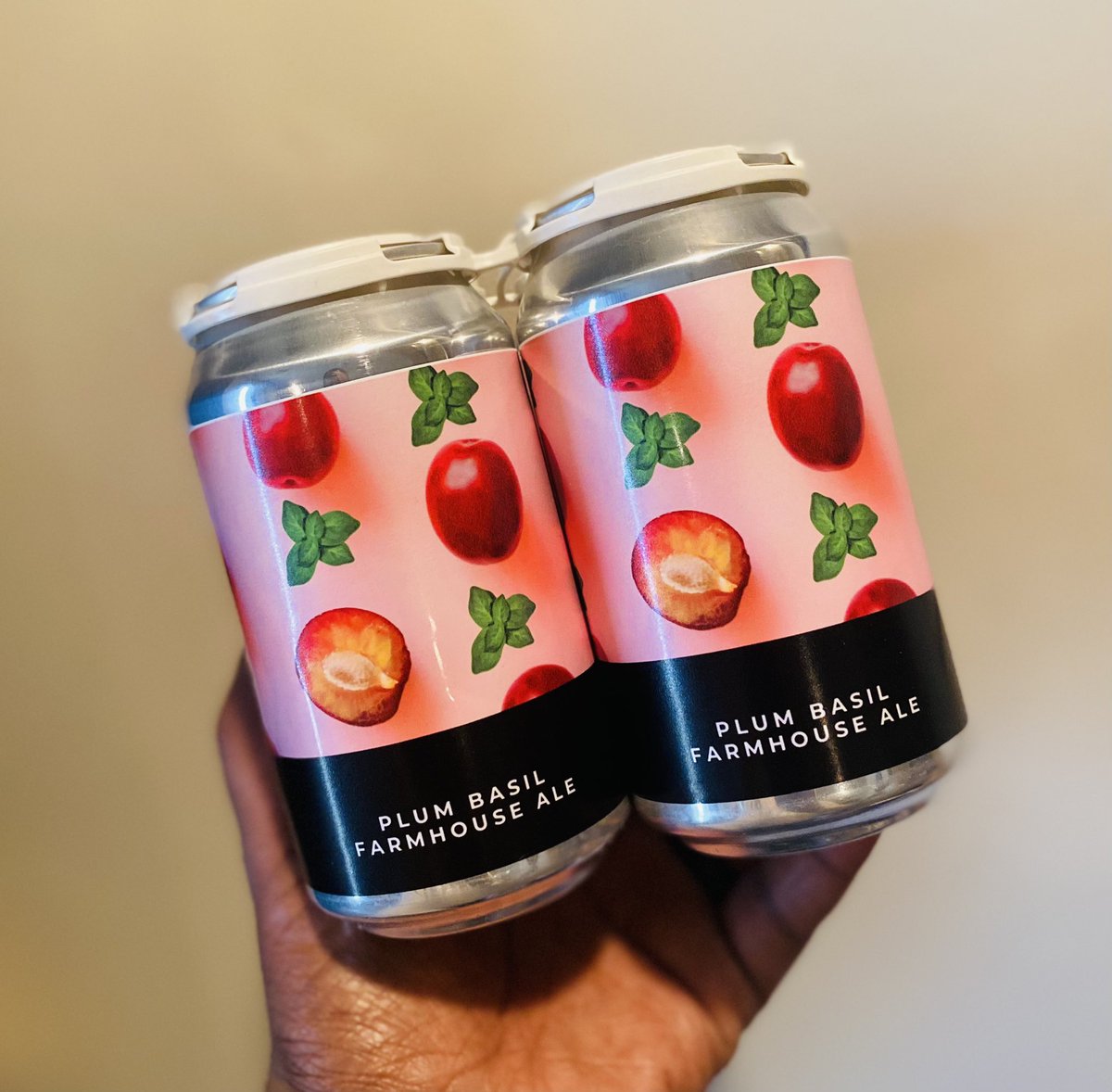 Next on our Core Four line up comes highly praised!

🌿Plum Basil Farmhouse Ale🌿
~9% ABV 
~Our most complex liquid that we offer
~Brewed with fresh plums and basil 
~ Notes of plum, earthy basil and finishes w/ a slight lemony tartness on the back end
~Pairs well with hearty 🍽