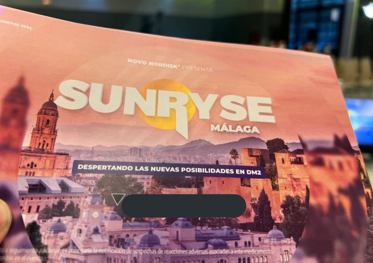 CristobMorales's tweet photo. #Sunryse Málaga, despertando las nuevas posibilidades en DM2 @DrTinahones @MAROSFO https://t.co/cZFTIjb0FJ