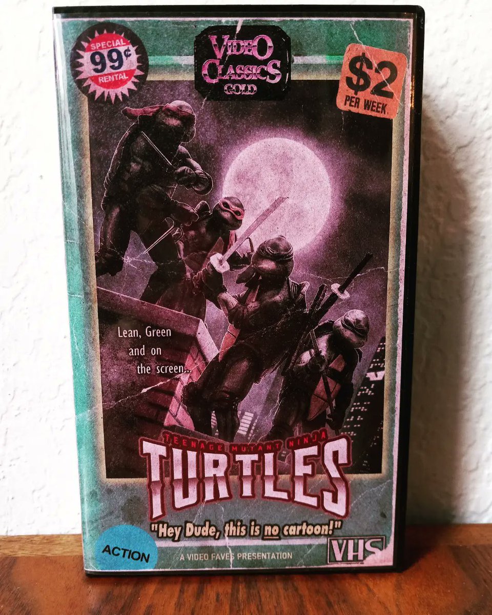 VideoFaves's tweet photo. Heroes in a half shell! Collaborating with Dark Designs, an old/new VHS upgrade art! 📼 🐢 🍕 
#TMNT #ninjaturtles #TeenageMutantNinjaTurtles #VHS #cowabunga #graphicdesign #GraphicDesigner #availableforwork #commissionsopen 
@TMNT_NOSTALGIA @TMNT_Fansite @TMNTyler https://t.co/iSsotRPv9b