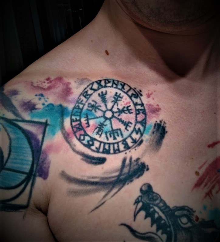 This Vegvisir helped me find the path so many times... Maybe I will include it in my next talisman batch... 

I think it will fit just nice with the rest of the collection 
opensea.io/collection/anc…
