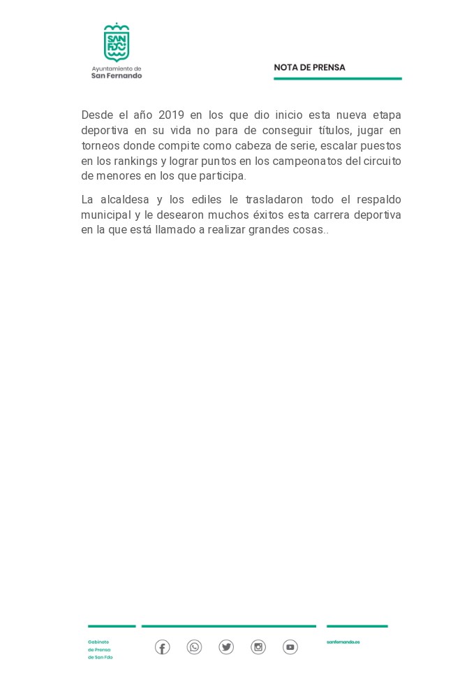 SycEnergia's tweet photo. Recepción municipal a nuestro jugador #Ismaelito. La #alcaldesa d @AytoSanFernando, @patriciacavada, le ha recibido departiendo sobre el #pádel y los #triunfos que él viene logrando en la temporada, deseándole nuevos éxitos en las #competiciones en las que participe. 
👇👇👇👇👇 https://t.co/C87UcAM9uQ