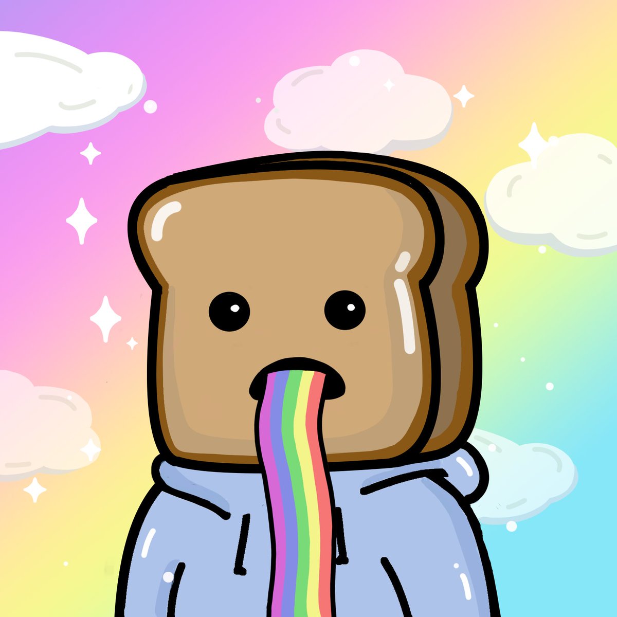fluffybreads's tweet photo. breads and rainbows...who wants some? 

first 50 to like and rt  = breadlist (WL)

#NFT #NFTCommunity #nftart #NFTProject https://t.co/aNg6kIH0yc