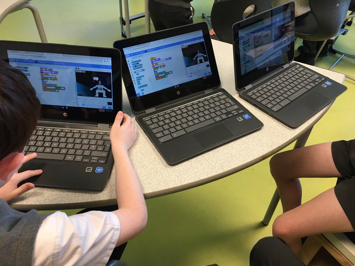 MaidenhillSTEM's tweet image. Yesterday P4b enjoyed developing th e ir coding skills with a code along for making an astronaut game on @scratch. 
@DigiSchoolsERC
#ERCSTEM #coding #STEM