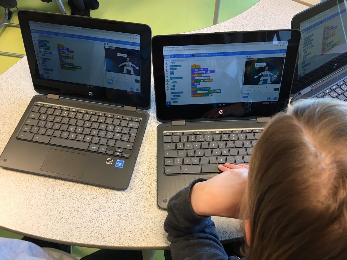 MaidenhillSTEM's tweet image. Yesterday P4b enjoyed developing th e ir coding skills with a code along for making an astronaut game on @scratch. 
@DigiSchoolsERC
#ERCSTEM #coding #STEM