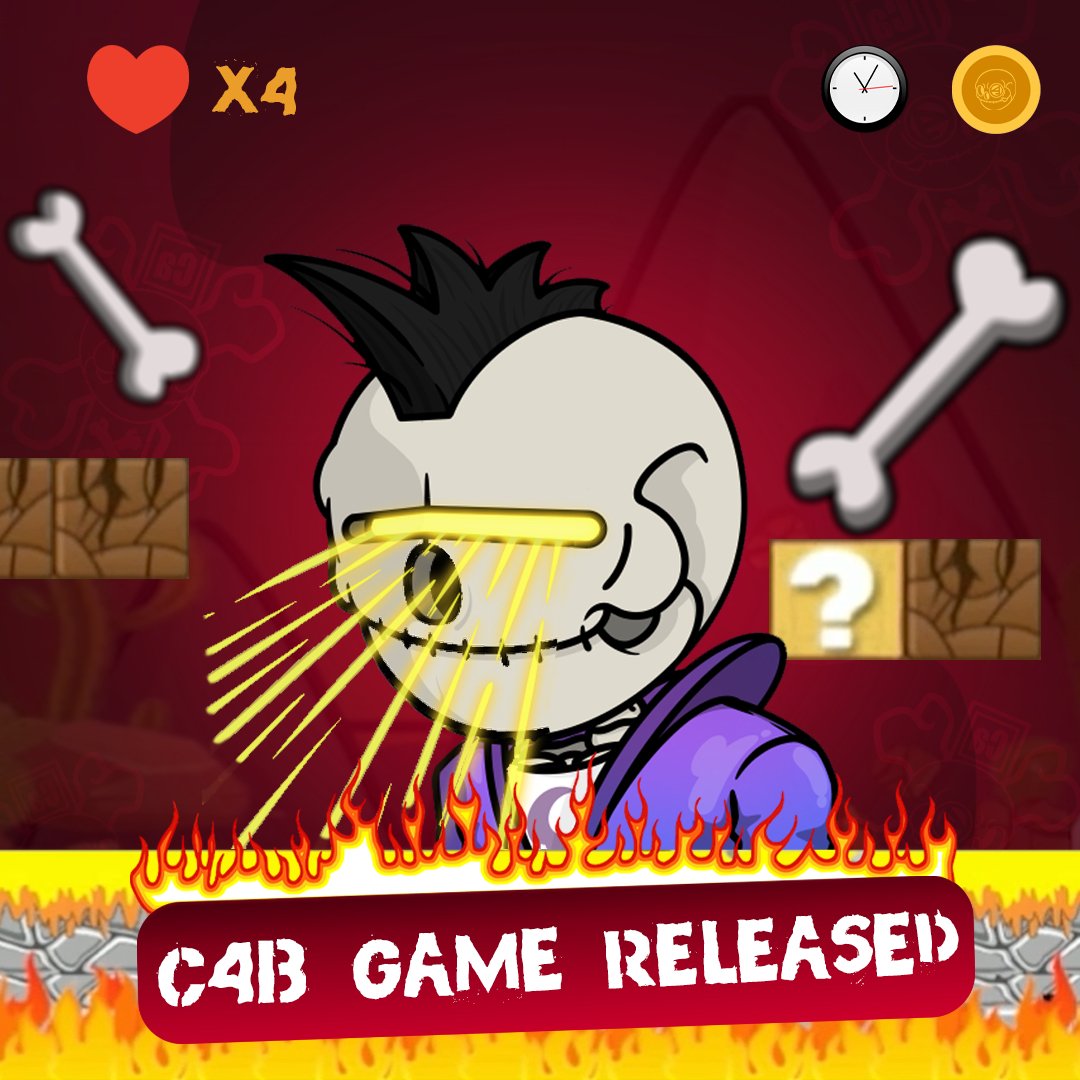 C4BNFT's tweet photo. Our game is now online!🎮

🔸All C4B Holders will have free access!

Get acces to the game in Discord
🔗 : https://t.co/3dP6JS26jY

#NFT #NFTs #NFTCommunity #Calcium4Bones #STAGE2 https://t.co/fnFw8APhcJ