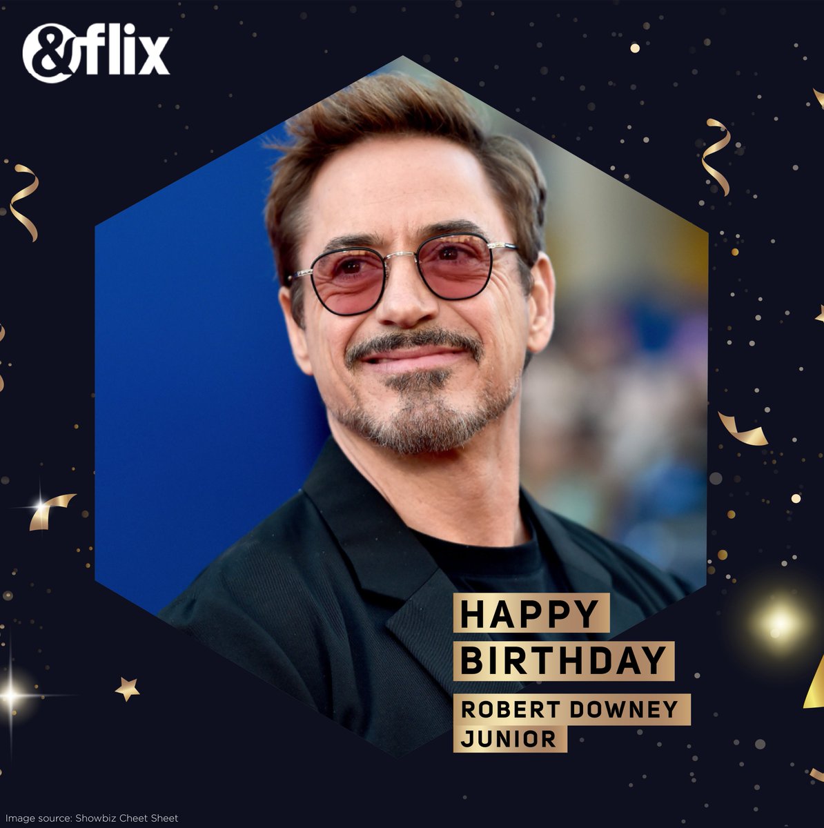 AndFlix's tweet photo. Happy Birthday, Iron Man.😇 
#IronMan #Avengers  #Hollywood #AndFlix #Action #Adventure #Comedy #Cinema #CinemaLovers #RobertDowneyJr https://t.co/KhzAoJjIFU