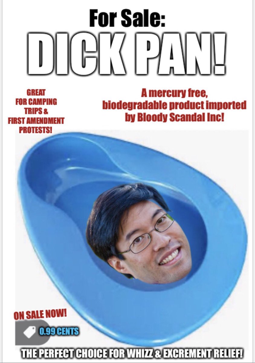 Truth130mb's tweet photo. Talk about fools on April 1st…I present you with a dick pan. Buy one, buy all! #Uselless #POS https://t.co/1agjOCeMrQ