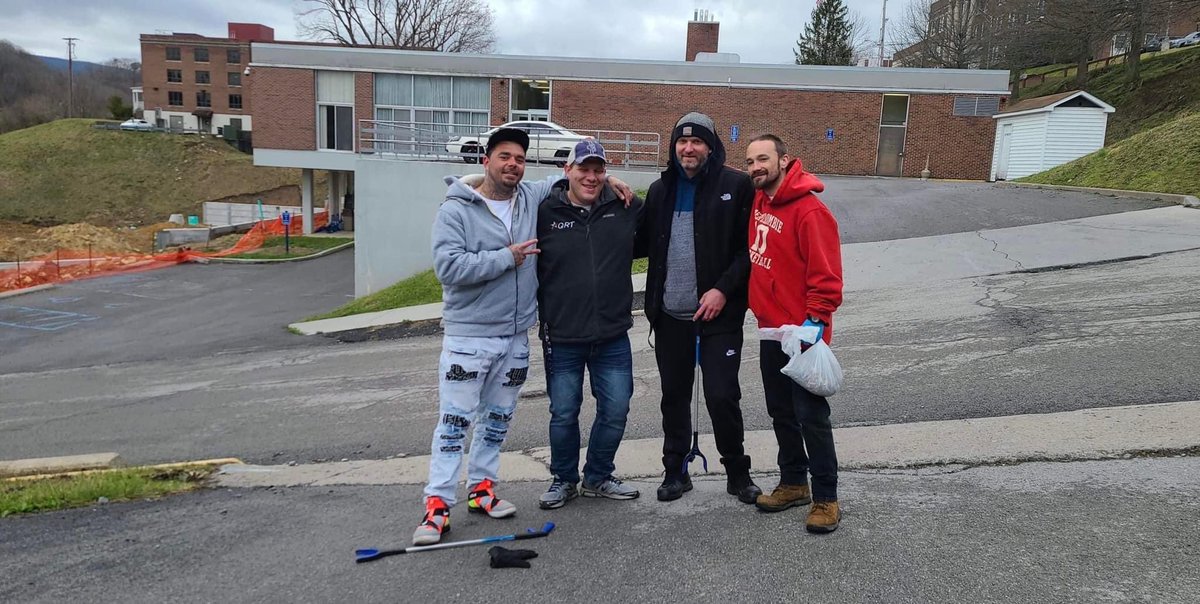 Today is Take Down Tobacco's National Day of Action! Bluefield State Collegiate Recovery Community joined forces with Recovery Point West Virginia to pick up cigarette butts on BSC's campus. 

Learn more at takedowntobacco.org