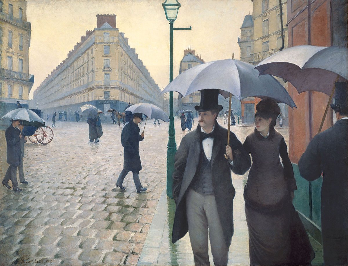 Il tumulto delle strade

sarà il tumulto del cuore

nella luce smarrita.

Sarai tu – ferma e chiara.

Pavese

#NotteConLArte a #CasaLettori 

Gustave Caillebotte Strada di Parigi; giorno di pioggia, 1877, Art Institute of Chicago