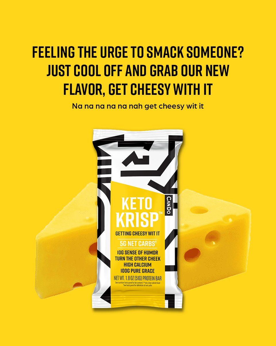 TasteCando's tweet photo. Na Na Na Na Na Nah... Happy April Fools! Keep your cool and don't be a fool... here's a cheesy snack just for you!
#aprilfools #aprilfools #tastecando #cando #ketokrisp #keepitketo #ketosnacks #ketobars #ketomeals, #ketoaf, #ketogeniclifestyle, #ketofriendly, #ketomeals,#ketojo https://t.co/nosG3OXpRO