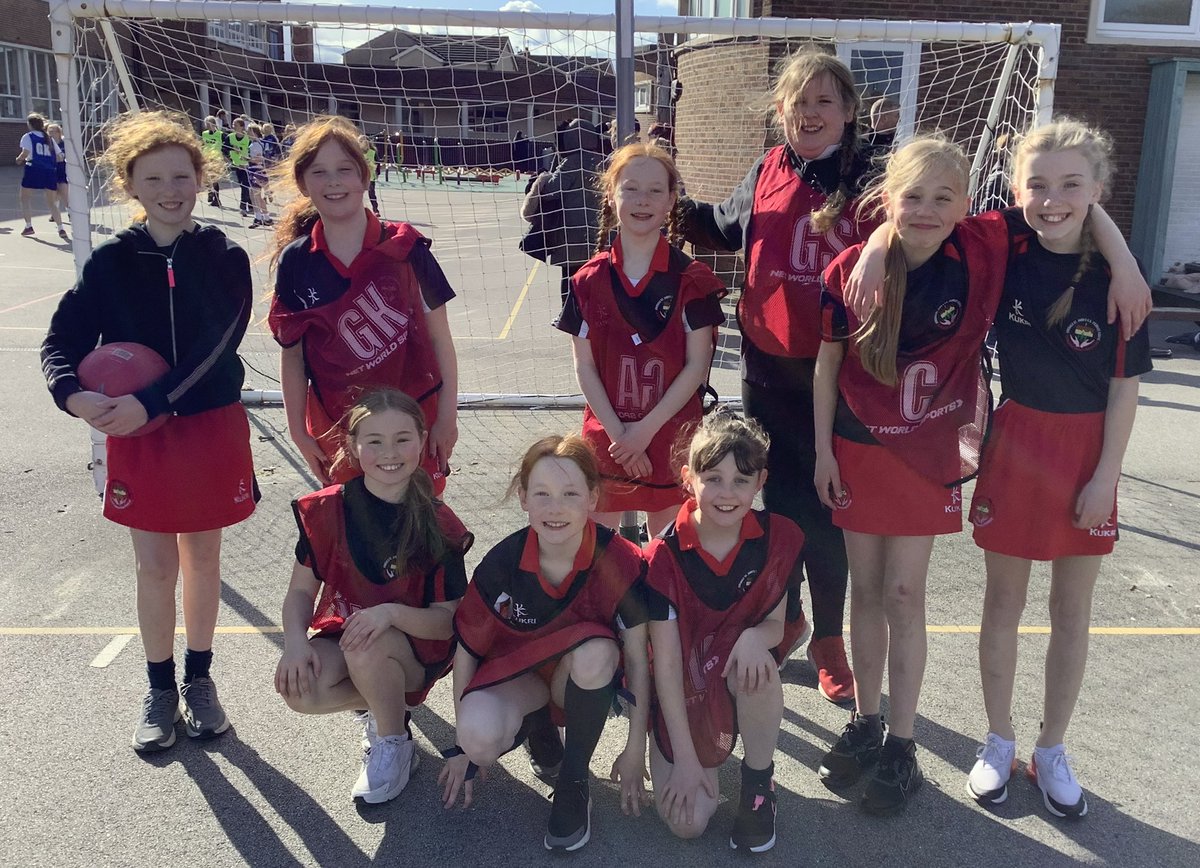 AinsdaleStJohns's tweet photo. Mrs Horsley was very proud of her Netball team tonight. They played their first league matches and won 2, lost 2. They played exceptionally well - a real team effort! 💪🏻 🏀 ❤️ #TeamASJ https://t.co/snmEYMZiww