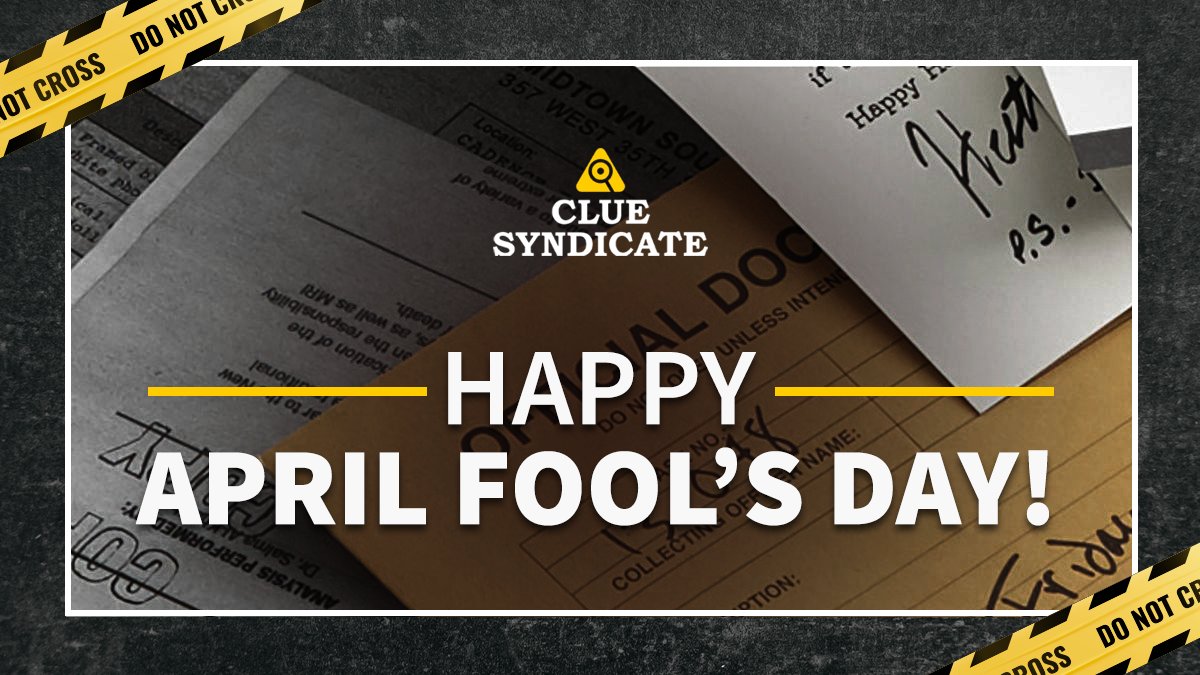 Duping, deceiving, and one-upping your friends: A #murdermystery pairs surprisingly well with #AprilFoolsDay 🕵️

Try <a href="/ClueSyndicate/">Clue Syndicate</a>, our multiplayer murder mystery game:
cluesyndicate.com

#mystery #solvingmysteries #indiegame #murder #crime #murdermystery #detectivegame