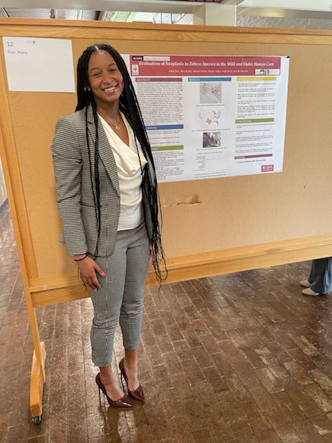 Tara Harrison (@zooexoticcancer) on Twitter photo Alana Durr from <a href="/ncatsuaggies/">North Carolina A&T</a> presented a poster <a href="/CVMResearch/">NCSU CVM Research</a> Litwack Day for the Zoo Onc Lab! Alana Durr from <a href="/ncatsuaggies/">North Carolina A&T</a> presented a poster <a href="/CVMResearch/">NCSU CVM Research</a> Litwack Day for the Zoo Onc Lab!