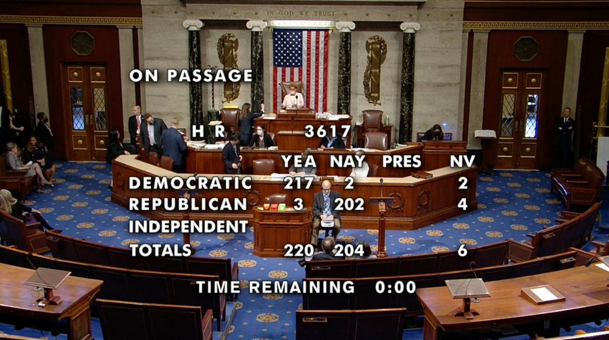 The House of Representatives have passed the #MOREAct. This is a step forward for the industry and America. #Curaleaf