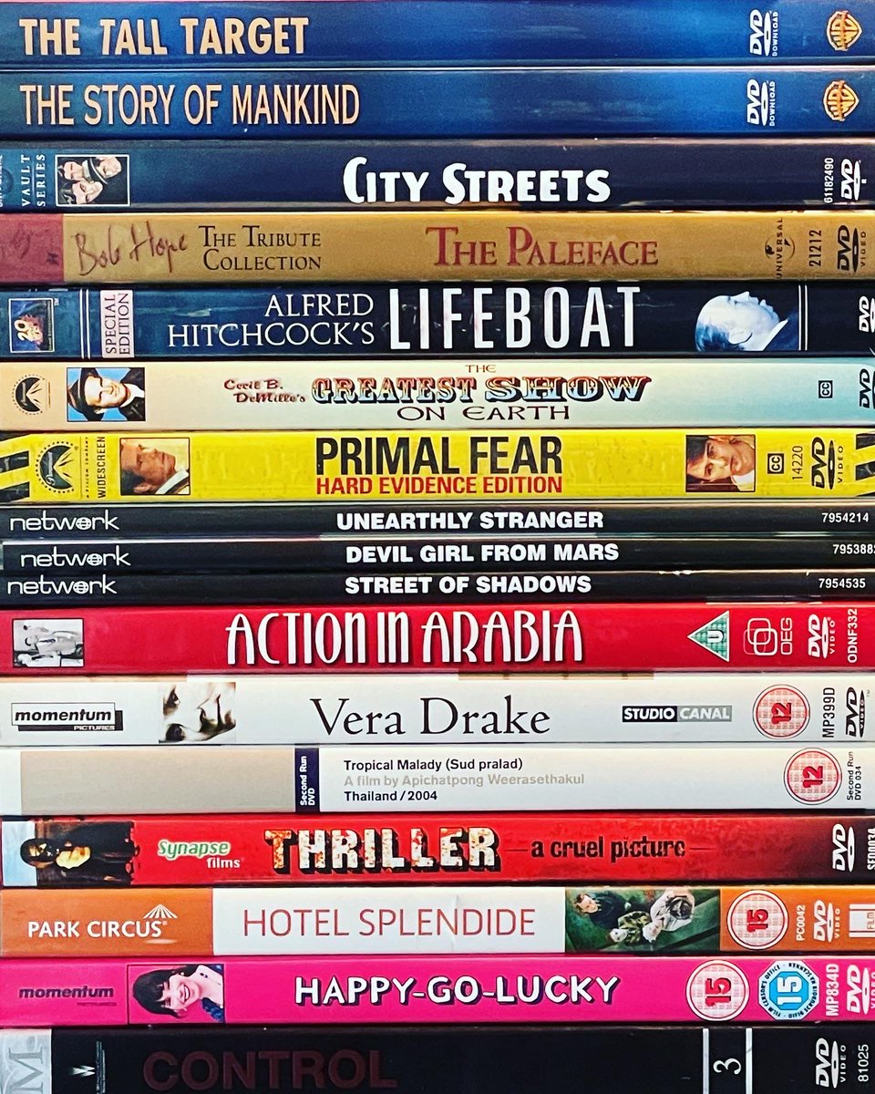 edgarwright's tweet photo. The recently watched (and rewatched) pile so far this year. Other films watched in 2022 are as below... 1/2 https://t.co/kowhUszcgA