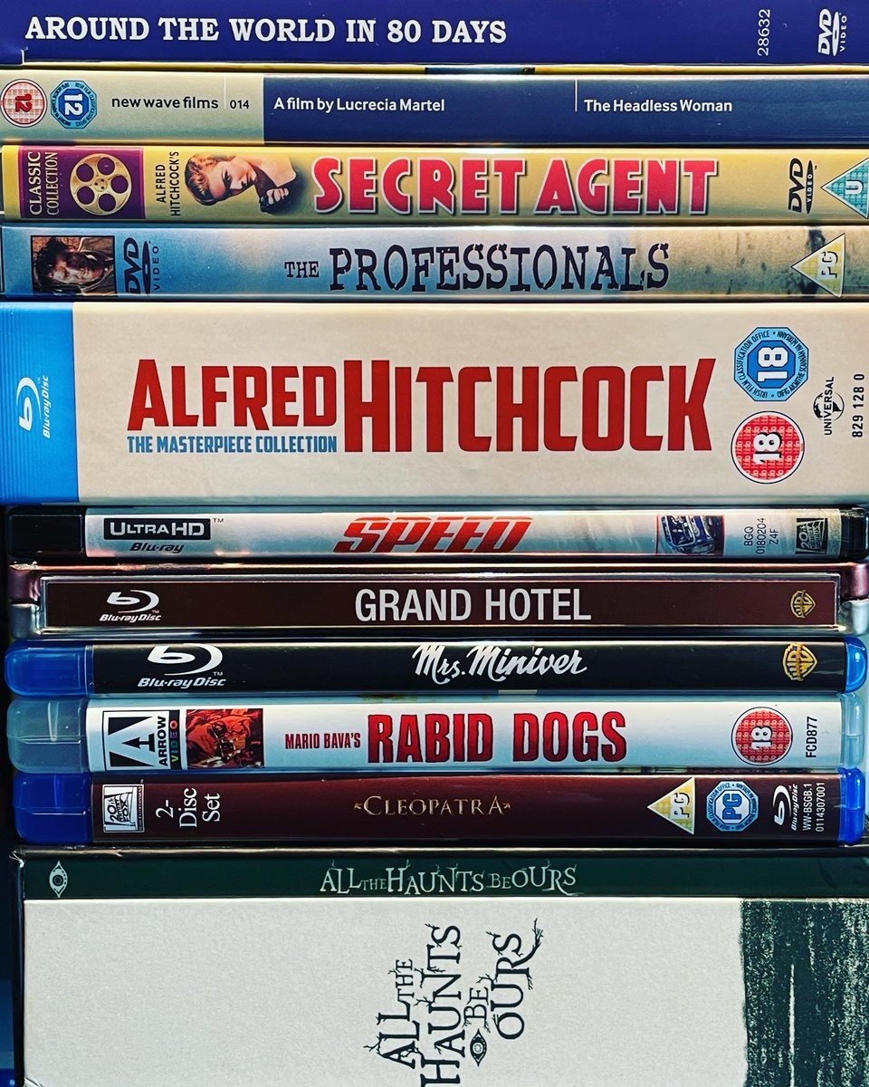 edgarwright's tweet photo. The recently watched (and rewatched) pile so far this year. Other films watched in 2022 are as below... 1/2 https://t.co/kowhUszcgA